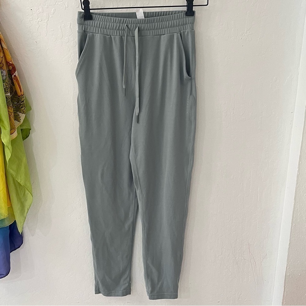 Paragon Slate Blue Gray Pull On Sweat Pants Drawstring Size S